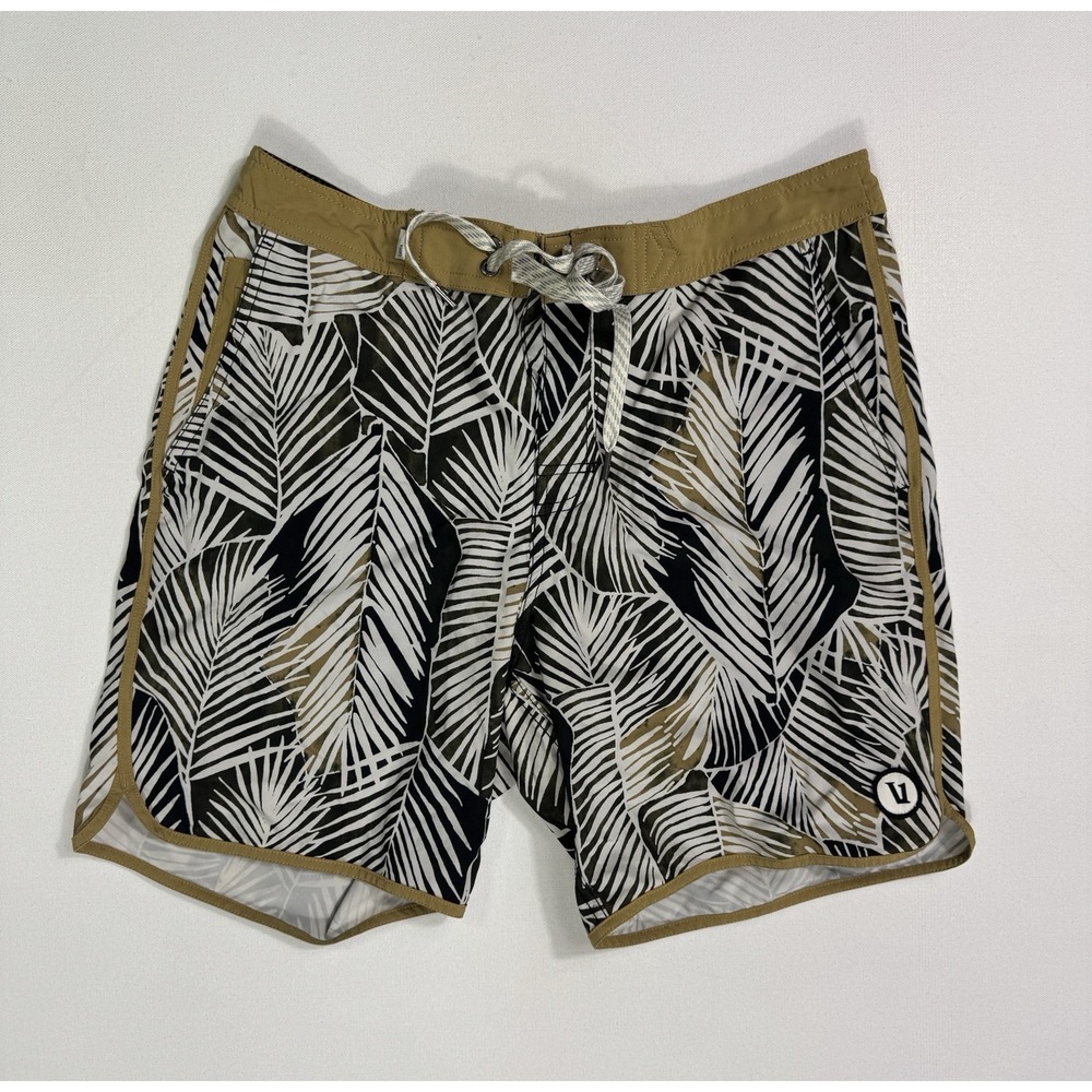 Vuori Cruise Boardshorts Mens 30 Floral Swim Shorts V314 Beach Surf Trunks